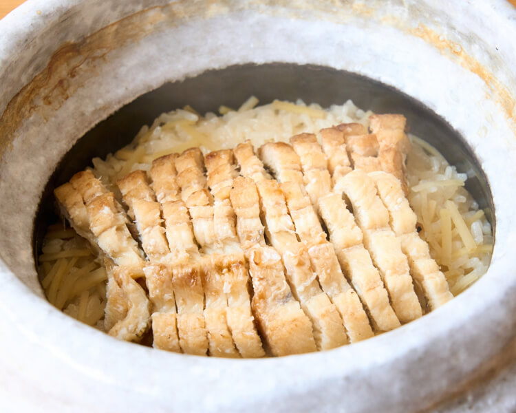 神楽坂石かわ 焼穴子と生姜のごはん