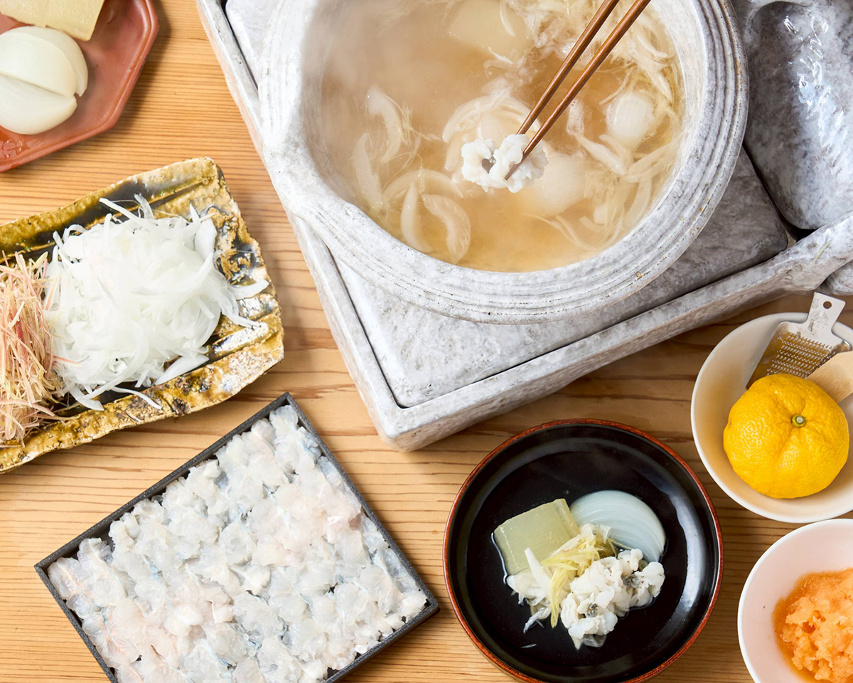 石かわ×虎白　鱧鍋